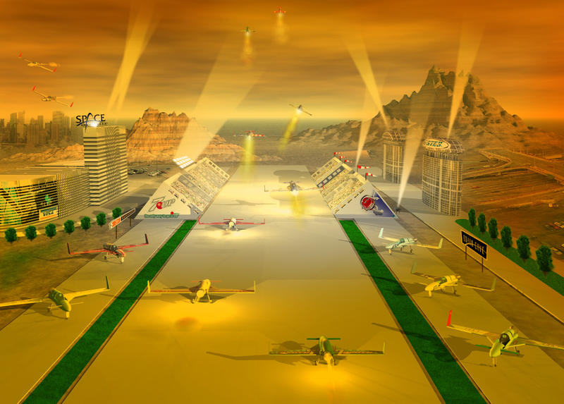 Illustration for article titled Rocket Racers: Like Crazier NASCAR In the Sky
